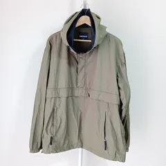 【old UNIQLO / オールドユニクロ】メンズ アノラックパーカー XLサイズ カーキ色　フーディー