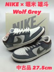 77 【値下げ・中古品・27.5㎝】堀米 雄斗(Yuto Horigome) × NIKE SB Dunk Low Pro QS "Wolf Grey"