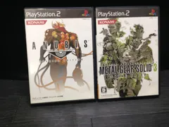 ANUBIS ZONE OF THE ENDERS SPECIAL EDITION, メタルギアソリッド 3 SNAKE EATER PS2 プレステ2 ソフト 2点まとめて mGG099 ● ★