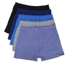 メンズ トランクス パンツ コットン ボクサー ショーツ 大きいサイズ 下着 4枚セット  XLXLP_4 [ID:12301]
