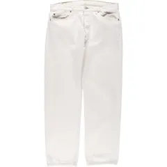 古着 90年代 リーバイス Levi's 501-0652 ホワイトデニム ストレートデニムパンツ USA製 メンズw36相当 ヴィンテージ/eaa532022