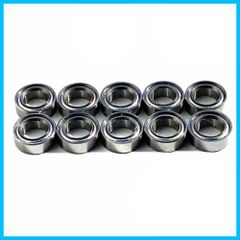 【在庫セール】厚さ2.5mm 外径7mm 内径4mm 両面シールド 4×7×2.5 10個セット クロム 740ZZ シマノA ベアリング ミニチュアベアリング ダイワS IKKO'S