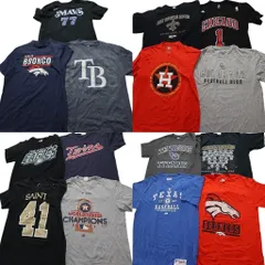 古着卸 まとめ売り プロチーム 半袖Tシャツ 14枚セット (メンズ M ) NFL ＭLB NBA ナイキ ブロンコス ホワイトソックス 中古 古着 NC3692
