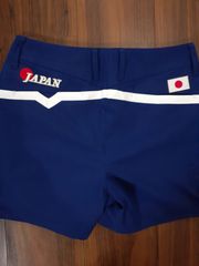 DESCENTE GOLF 日本代表モデル レディース ショートパンツ ネイビー S