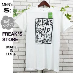 S■新品■アメリカ製・Tシャツ■FREAKS STORE■ホワイト・PISMO BEACH
