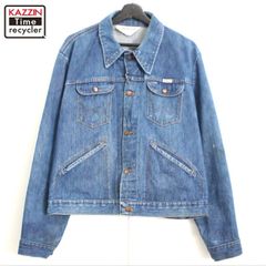 70s USA製 vintage Wrangler 124MJ デニムジャケット メンズ XLサイズ相当 ビッグサイズ オーバーサイズ