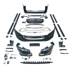 W447 → 現行 V300-style フロントバンパー グリル ヘッドライト サイドステップ リアバンパー マフラーカッター Vクラス ロング用 メルセデス ベンツ 国内在庫 即納 カスタム エアロ 外装 部品 パーツ