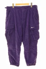 シュプリーム SUPREME × NIKE ARC CORDUROY CARGO PANTS PURPLE L DM1779-506 ナイキ コラボ アーチ コーデュロイ カーゴ パンツ パープル 紫 【ブランド古着ベクトル】【中古】☆AA★250220のサムネイル