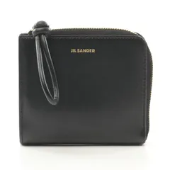 ジルサンダー JIL SANDER 三つ折り財布 GIRO CREDIT CARD PURSE J07VL0004-001 ブラック レザー ミニウォレット レディース Used Bのサムネイル