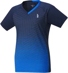 【新品・5営業日で発送】ゴーセン レディースゲームシャツ (T2411) 色 : ネイビー サイズ : S 