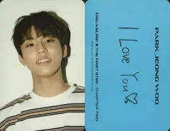 【中古】コレクションカード(男性) TREASURE/パク・ジョンウ/裏面印刷メッセージ入り/CD「THE FIRST STEP：CHAPTER TWO」(BLACK Ver.)封入特典フォトカード