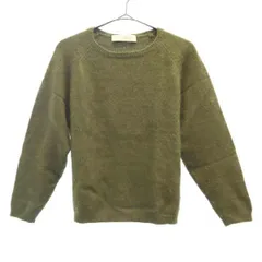 BEAUTY&YOUTH UNITED ARROWS ビューティアンドユースユナイテッドアローズ アンゴラブレンド 長袖 セーター カーキ ニット レディース 古着