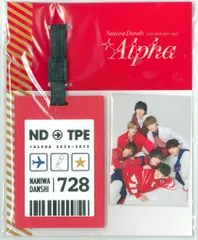 なにわ男子　+Alpha Asiaツアー　ラゲッジタグ　トレカ付き ２点セット なにわ男子 +Alpha アジアツアー ラゲッジタグ 香港 韓国 日本