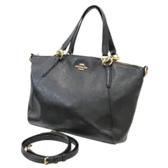 COACH/コーチ ペプルドレザー 2way ファスナー トートバッグ ショルダートートバッグ F28993 斜め掛け対応 IS Bランク