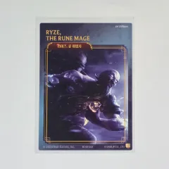 ロール LOL アケイン 삼립 빵 カード 002 RIIZE（ライズ） 룬 魔法使い