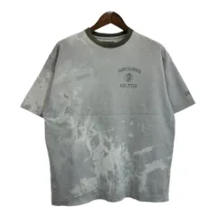 Abercrombie & Fitch アバクロンビーアンドフィッチ ナンバリング リンガーＴシャツ ブリーチ グレー(メンズ XL相当)中古 古着 U2347