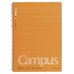 キャンパスツインリングノート　ドット入　Ａ４（１号）　罫幅７ｍｍ　３５行　４０枚 ｽ-T225ATN【コクヨ】