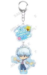 【中古】キーホルダー 坂田銀八 2連アクリルキーホルダー 「3年Z組銀八先生」