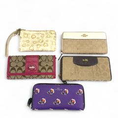 COACH コーチ 長財布 5点おまとめ 現状品