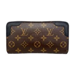 ☆E4097 ルイヴィトン 長財布 ジッピーウォレット レティーロ M61855 モノグラム ノワール ブラック LOUIS VUITTON