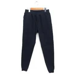 アズールバイマウジー AZUL by moussy GENUINE OF THE AZUL ジョガーパンツ テーパード ゆったり リブ ドローストリング コットン混 M 黒 ブラック /NT21のサムネイル