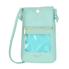 【特価商品】ショルダーポーチ スマホポーチ グッズ 斜めがけ 推し活 ミニバッグ ヲタ活 ショルダーバッグ クリア窓付きミニショルダー [ピーセグ] act0007