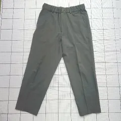 ◇ ⊇ UNIQLO ユニクロ 321-425783 ワイドフィットテーパードパンツ サイズS グレー系 レディース E  【1508250006265】