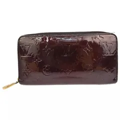 LOUIS VUITTON ルイヴィトン 長財布 ヴェルニ アマラント ジッピーウォレット N63095 63GA192