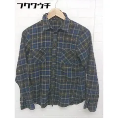 ◇ ◎ BEAUTY&YOUTH ビューティ&ユース UNITED ARROWS チェック 長袖 シャツ サイズS ネイビー系 マルチ メンズ  【中古】 【1106100003282】