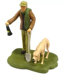 【中古】トレーディングフィギュア 墓地の管理人と犬 「ディズニー ミニチュアフィギュアコレクション ホーンテッドマンション」 東京ディズニーリゾート限定