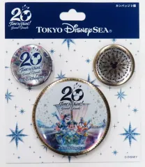 【中古】バッジ・ピンズ 集合 缶バッジ3個セット 「東京ディズニーシー20周年：タイム・トゥ・シャイン!」 東京ディズニーシー限定