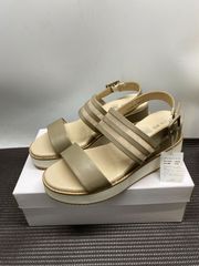 ●サヴァサヴァ　厚底チュールサンダル　LLサイズ　ヒール高さ６．５センチ　タグ付き　未使用品 u250715