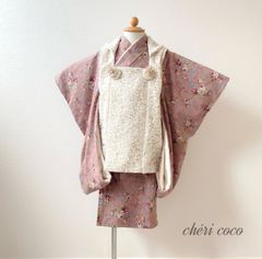 【完成品特別価格】七五三　セパレート着物　被布　被布飾り