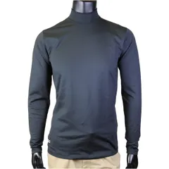  アンダーアーマー Tシャツ 長袖 コールドギア モック [ ダークネイビーブルー / Sサイズ ]