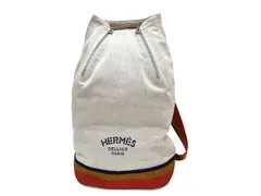 【美品】HERMES エルメス キャバリエ ワンショルダーバッグ トワルシェブロン マルチカラー シルバー金具 中古 レディース 女性用 ユニセックス メンズ キャンバス ボディバッグ ボストンバッグ ブランド 希少 レア プレゼント ギフト バック