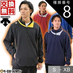 【新品未使用】種類8:Dエンジ×シルバー(DENG)/M  フリースジャケット メンズ デサント 長袖 ジップアップ ハーフジップ トレーニング テックウェア 保温 防風 防寒 野球ウェア スポーツウェア 一般 メンズ レディース DBX-2460B