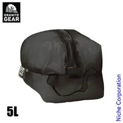 【新品】 グラナイトギア  ブラックエアジップサック 5L 2210900198 アウトドア バック バッグ 軽量 スタッフバッグ