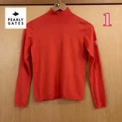 PEARLY GATES カシミヤ混　ハイネック　レディース　長袖セーターゴルフウェア　　パーリーゲイツ　1
