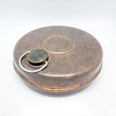 D6680◆純銅 ミニ湯たんぽ ゆたんぽ 湯湯婆 お湯 暖房器具 生活道具 レトロ アンティーク 新光堂・L252000-00
