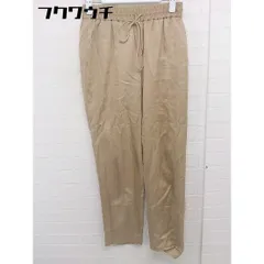 ◇ BEAUTY & YOUTH ビューティアンドユース UNITED ARROWS サテン生地 イージーパンツ サイズS ベージュ レディース  【1111300000931】