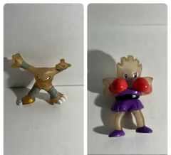 ポケモンキッズ　エビワラー＆サワムラー　ソフビ　クリア