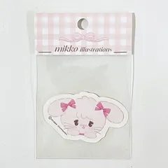 mikko illustrations ミッコ キャミー ダイカットステッカー 文具 日本製