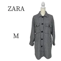 ZARA ザラ 黒・白のチェック柄 その他 M