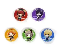 【中古】バッジ・ピンズ(キャラクター) [単品] 描きおろしちびキャラ缶バッジ(5個セット) 「PS Vitaソフト I DOLL U ステラセット」 同梱特典