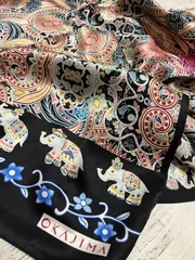 新品 OKAJIMA 岡重 SILK シルク 絹 ショール スカーフ ストール 楽天市場】岡重 ストールの通販