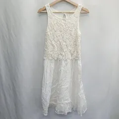 ◇ ⊂ Dot＆Stripes CHILD WOMAN レース ロング ワンピース サイズF ホワイト レディース E  【1502030017434】