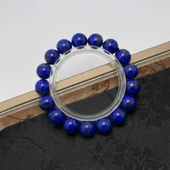 夢色 EU製 ★ラピスラズリ★ブレスレット パワーストーン 天然石 綺麗 お守り ギフト プレゼント2 11.6-12mm ZB8310