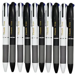 3色 thank you Maydahui 3色 thank you ボールペン 12本セット 0.7mm 油性 多色 多機能 かわいい おしゃれ 英字 文房具 筆記用 手帳用 子供 学生 クリスマス プレゼント