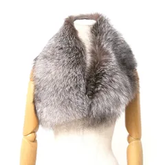■未使用品■SAGA FURS サガファーズ ストール サガ フォックス ブルーフロスト ストール リアルファー 毛皮 ティペット 襟巻 マフラー 20250515/RA4643