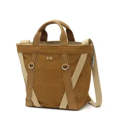 CIE トートバッグ メンズ 帆布 小さめ ブランド シー トート ショルダーバッグ バッグ 2WAY 肩掛け 斜めがけ 日本製 布 おしゃれ 042002 COYOTE(24)